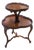 Vintage French Style Two Tier Table Dessert Parlor With Inlays For Sale
