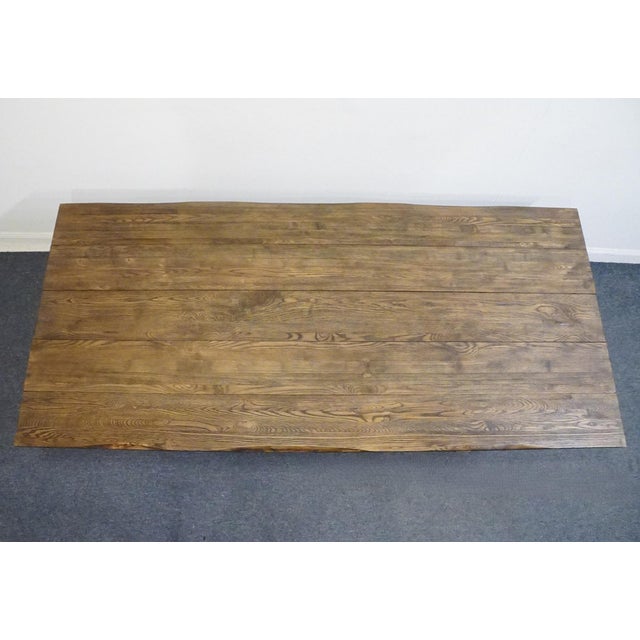 Early 21st Century Tov Furniture Leah Collection Solid Ash Hollywood Glam Style 94" Dining Table W. X-Frame Base G5495 For Sale - Image 5 of 6