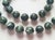 Discover the captivating beauty of this Natural Seraphinite and Freshwater Pearl Necklace, handcrafted with large 13.5 mm...