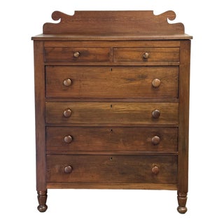 Mid 19th Century Sheraton Chest of Drawers For Sale