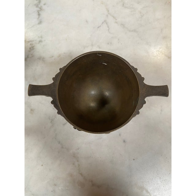 1930s 1930s Italian Vintage Bronze Vases - Set of 2 For Sale - Image 5 of 9