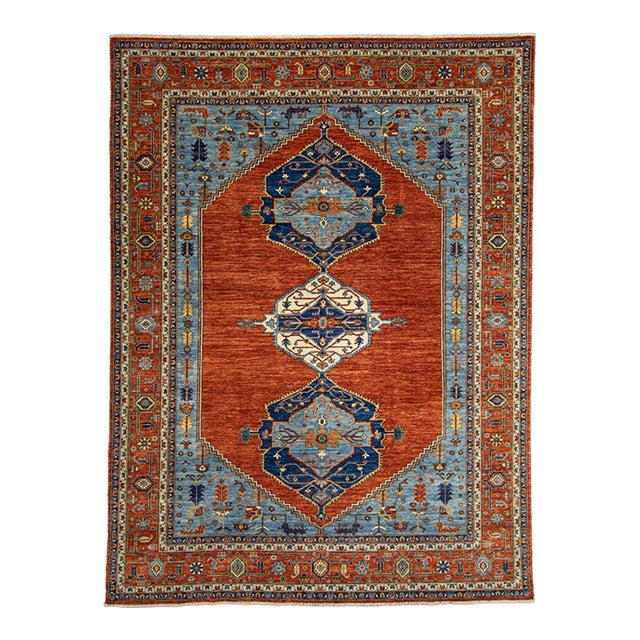 Oriental Handmade Rug 8'10" x 11'10" For Sale