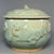 Chinese Antique Chinese Celadon Relief‑Decorated Covered Jar, Collectible Antique For Sale - Image 3 of 6