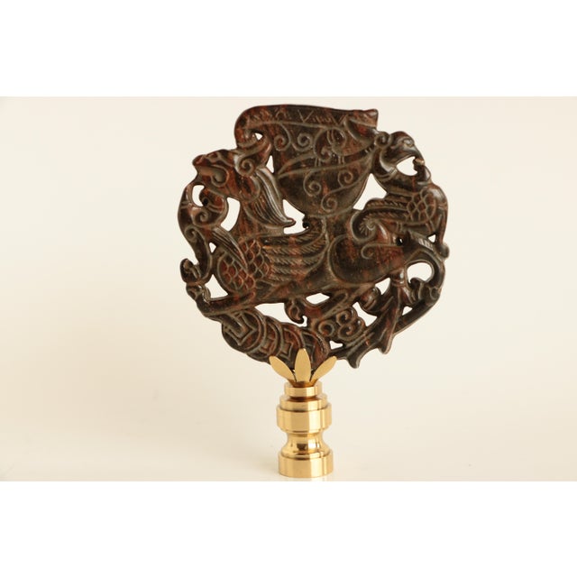 Flying Foo Dog Lamp Finials a Pair Chairish