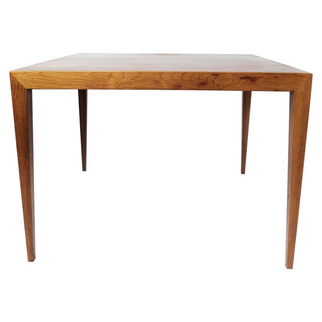 Rosewood Coffee Table by Severin Hansen for Haslev Furniture, 1960s For Sale - Image 10 of 10
