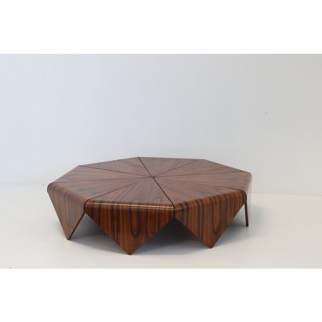 Brown Vintage Brazilian Pétala Table by Jorge Zalszupin, 1954 For Sale - Image 8 of 18
