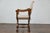 Italian 19th Century Walnut Curule Upholstered Armchair with Carved X-Form Base For Sale - Image 9 of 12