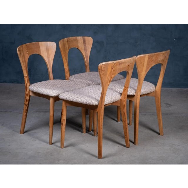Vintage Danish Peter Chairs by Niels Koefoed, 1970s, Set of 4 For Sale - Image 3 of 9