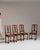 Set of Four 19th Century French Chestnut Brown Eclectic Dining Chairs For Sale - Image 14 of 15