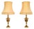 Neo-Classical Brass Table Lamps, 1930s, Set of 2 For Sale