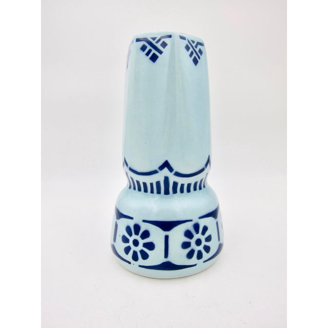 A striking antique Art Nouveau / Jugendstil vase from Rörstrand of Sweden, dating circa 1900-1910. The Swedish stoneware...