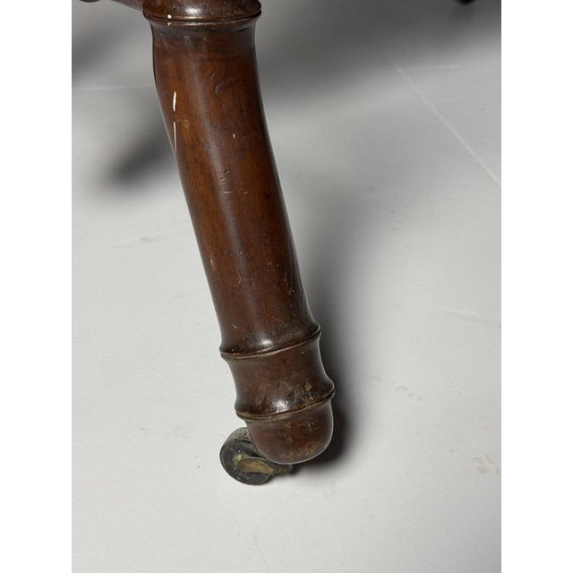 Faux Bamboo Cheval Mirror, 1900s For Sale - Image 14 of 18