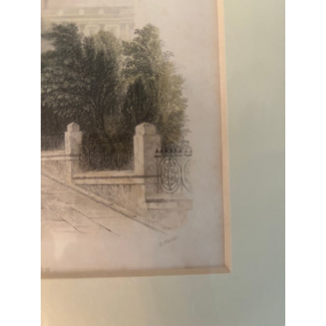 Late 19th Century Framed and Signed Print Entitled “Ascent to the Capital Washington.” For Sale - Image 4 of 6