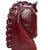 1970s Viktor Schreckengost Styled Fiberglass Horse Bust on Hardwood Base For Sale - Image 5 of 5