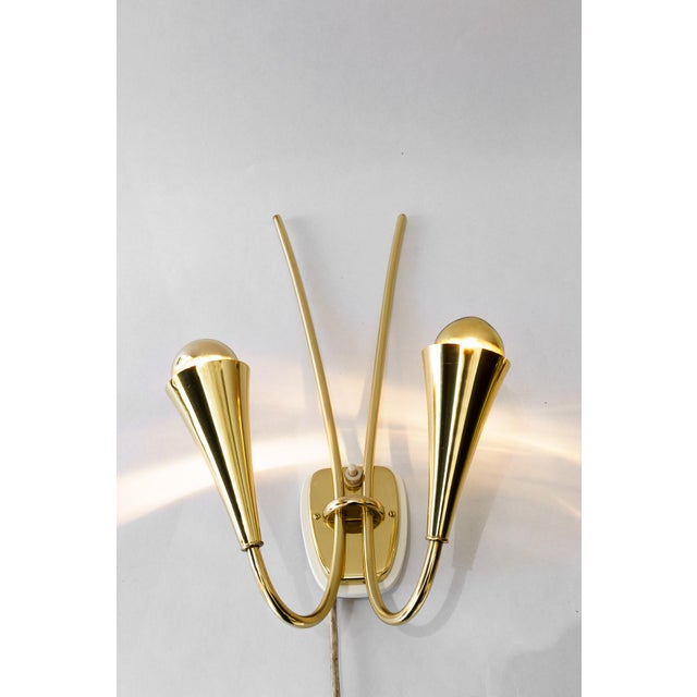Vintage Wall Lamps by Rupert Nikoll, 1960s, Set of 2 For Sale - Image 4 of 16