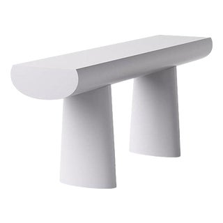 Light Grey Wood Console Table by Aldo Bakker for Karakter For Sale
