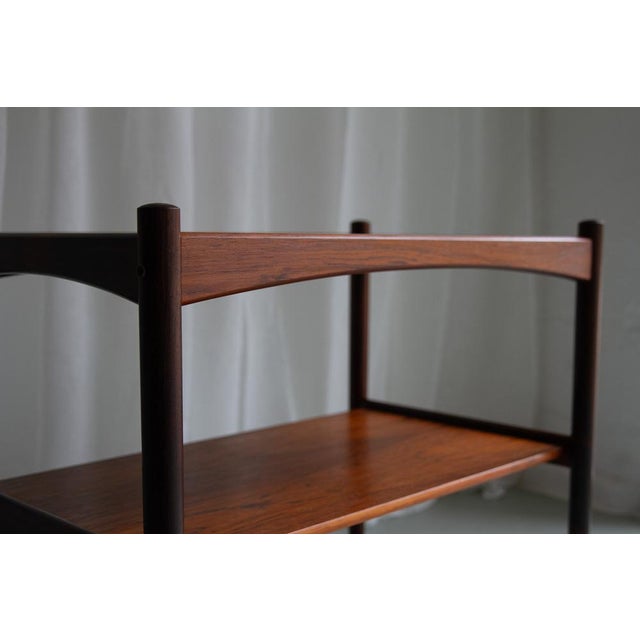Danish Modern Rosewood Serving Trolley, 1960s For Sale - Image 4 of 18