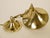 Gold Late Jugendstil Pendant Lamp in Brass and Opaline Glass, Vienna, Austria, 1900s For Sale - Image 8 of 11