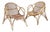 Mid-Century Modern Children's Rattan Chairs from Uluv, 1960s, Set of 2 For Sale