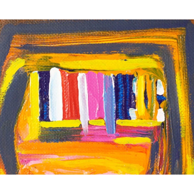 “Silence” Abstract Acrylic on Board Painting by Vern Rader For Sale - Image 4 of 8