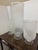 Frosted Glass Cylindrical Hurricane Vases, Set of Three For Sale In San Francisco - Image 6 of 12