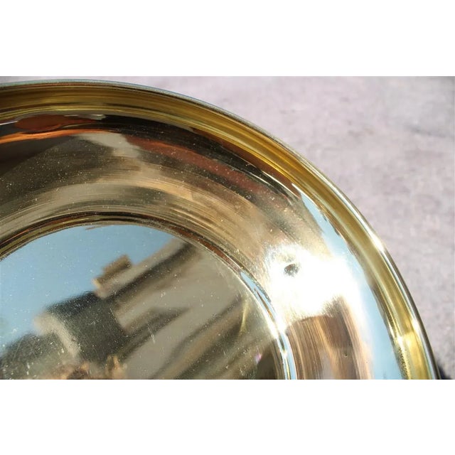 1950s Italian Gold Embossed Brass Bowl, 1950s For Sale - Image 5 of 8