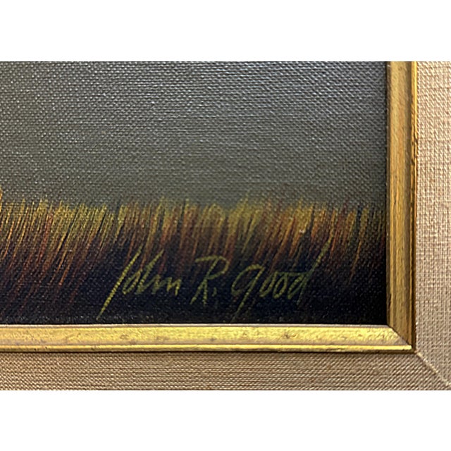 John R. Good Mid-Century Modern Oil Painting of a Motor Car For Sale - Image 4 of 5