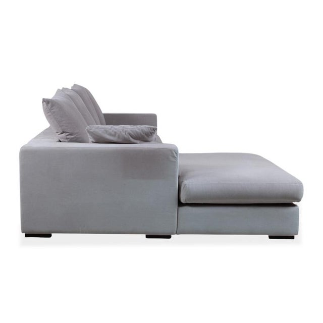 Boconcept Cenova Fabric Corner Sofa Grey Sofa Couch For Sale - Image 9 of 12