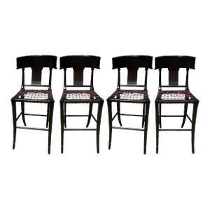 Mid Century Modern Klismos Counter Stools