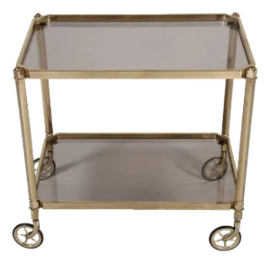 Vintage Hollywood Regency Style Serving Trolley, 1965