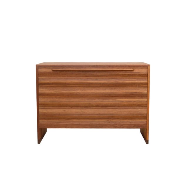 Mid-Century Danish Oak Tambour Cabinet by Hans J. Wegner for Ry Møbler, 1950s For Sale - Image 10 of 10
