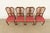 1960s Baker Furniture Style Queen Anne Solid Walnut Dining Chairs, Set of Four For Sale - Image 5 of 13
