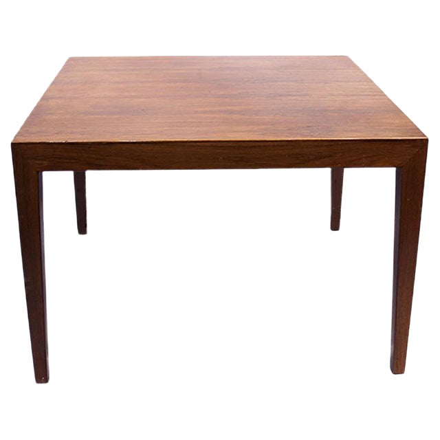 Rosewood Coffee Table by Severin Hansen for Haslev Møbelsnedkeri, 1960s For Sale