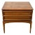 1960s Mid-Century Lane Rhythm Series Walnut Nightstand End Table For Sale