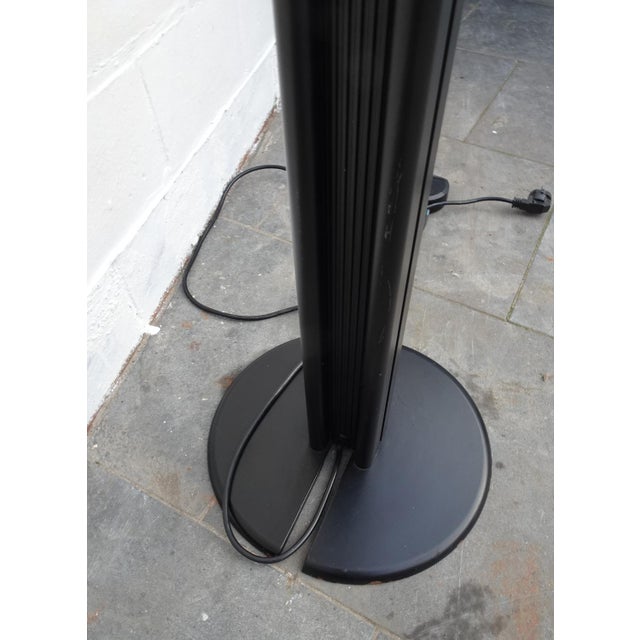 Vintage Italian Black Metal Floor Lamp by Lami Progretti, 1980 For Sale - Image 12 of 18