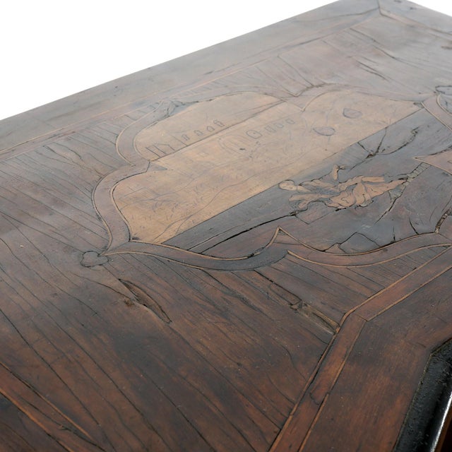 Antique 18thC Italian Satinwood Inlaid & Ebonized Single Door Commode C1760 For Sale - Image 10 of 12