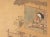 Textile Meiji Era Japanese Painted Silk Scroll Inspired by "The Tale of Genji" Story For Sale - Image 7 of 12