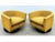 Wood Milo Baughman Barrel Back Swivel Chairs - A Pair For Sale - Image 7 of 10