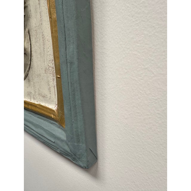 Three-Dimensional Papier Mache' Botanical Art in Papier Mache Frame For Sale - Image 6 of 9