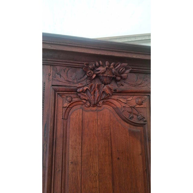 Late 19th Century Norman Oak Bonnetière, 1890 For Sale - Image 5 of 8