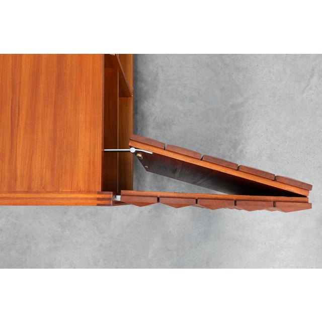 Vintage Saphir Teak Sideboard by Christophe Gevers for De Coene Freres, Belgium, 1962 For Sale - Image 17 of 18