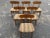 A set of 6 original Danish teak dining chairs from the 1960s, epitomizing mid-century modern elegance. Crafted from...