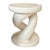 Attributed to Michael Taylor Designs Twist Table in Signature White. Minor Chips at Base and Rim For Sale