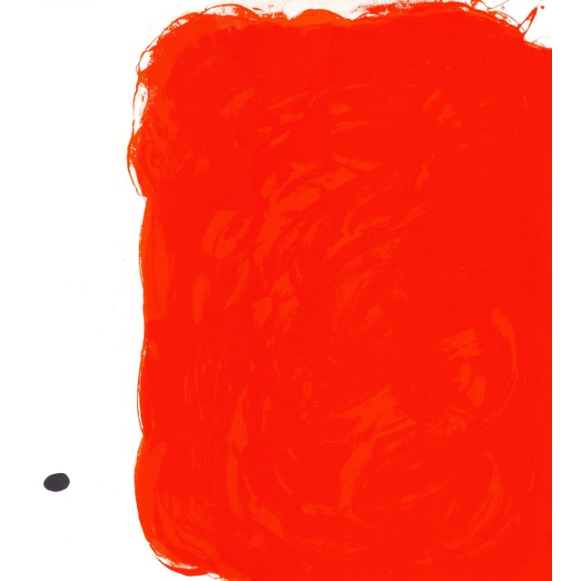 Original lithograph by Joan Miró "Rouge" (Red), printed in Paris by Arte, Adrien Maeght in October-November, 1971 for...