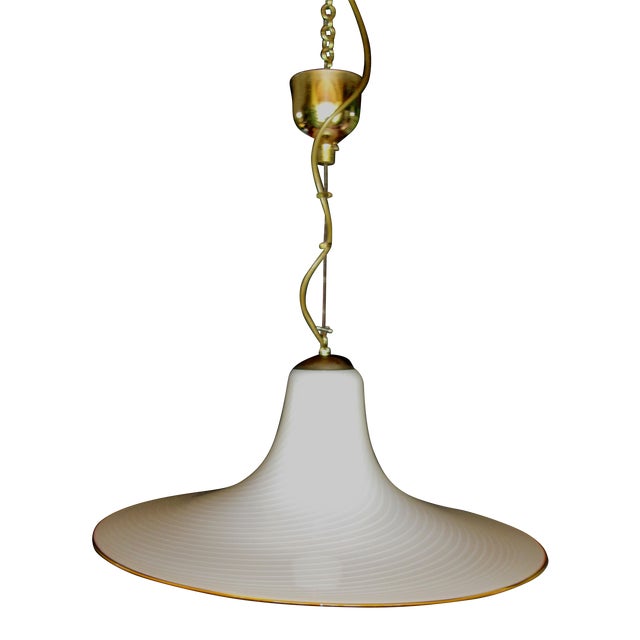 Beige Pendant Lamp from Kalmar For Sale