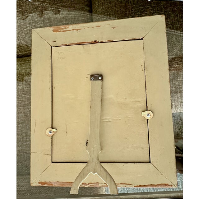 Venetian Giltwood Reverse Painted Picture Frame For Sale - Image 15 of 17