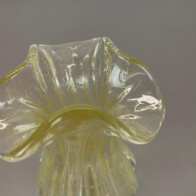 Murano Glass Vase from Barovier and Toso, Italy, 1970s For Sale - Image 11 of 16