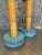 Vintage Coastal Wrapped Pencil Reed Column Lamps - a Pair For Sale - Image 10 of 10