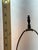 Glass Vintage Painted Satin Glass Table Lamp With Gilded Floral Accents For Sale - Image 7 of 9