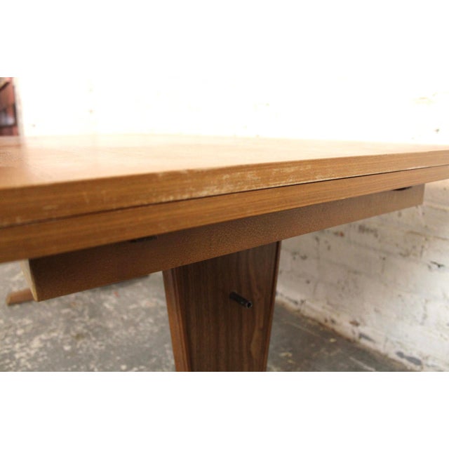 Mid-Century Convertable Coffee/Dining Table W/ Inlay For Sale - Image 11 of 13